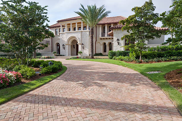 Cobblestone Driveway Pavers in Tanque Verde, AZ
